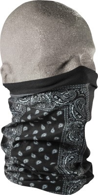 Šátek - tuba  ZANHEADGEAR BLACK PASLEY