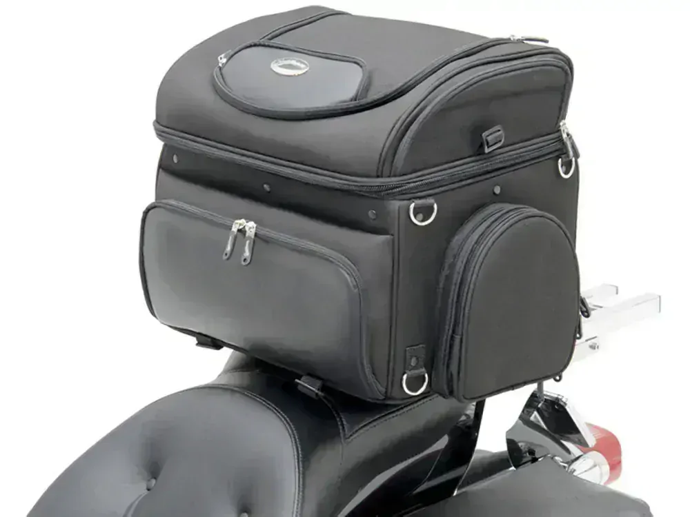 Textilní brašna na motocykl pro zvířata SADDLEMEN PET VOYAGER PC3200C barva černá, pro domácí mazlíčky do 9 kg