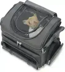 Textilní brašna na motocykl pro zvířata SADDLEMEN PET VOYAGER PC3200C barva černá, pro domácí mazlíčky do 9 kg