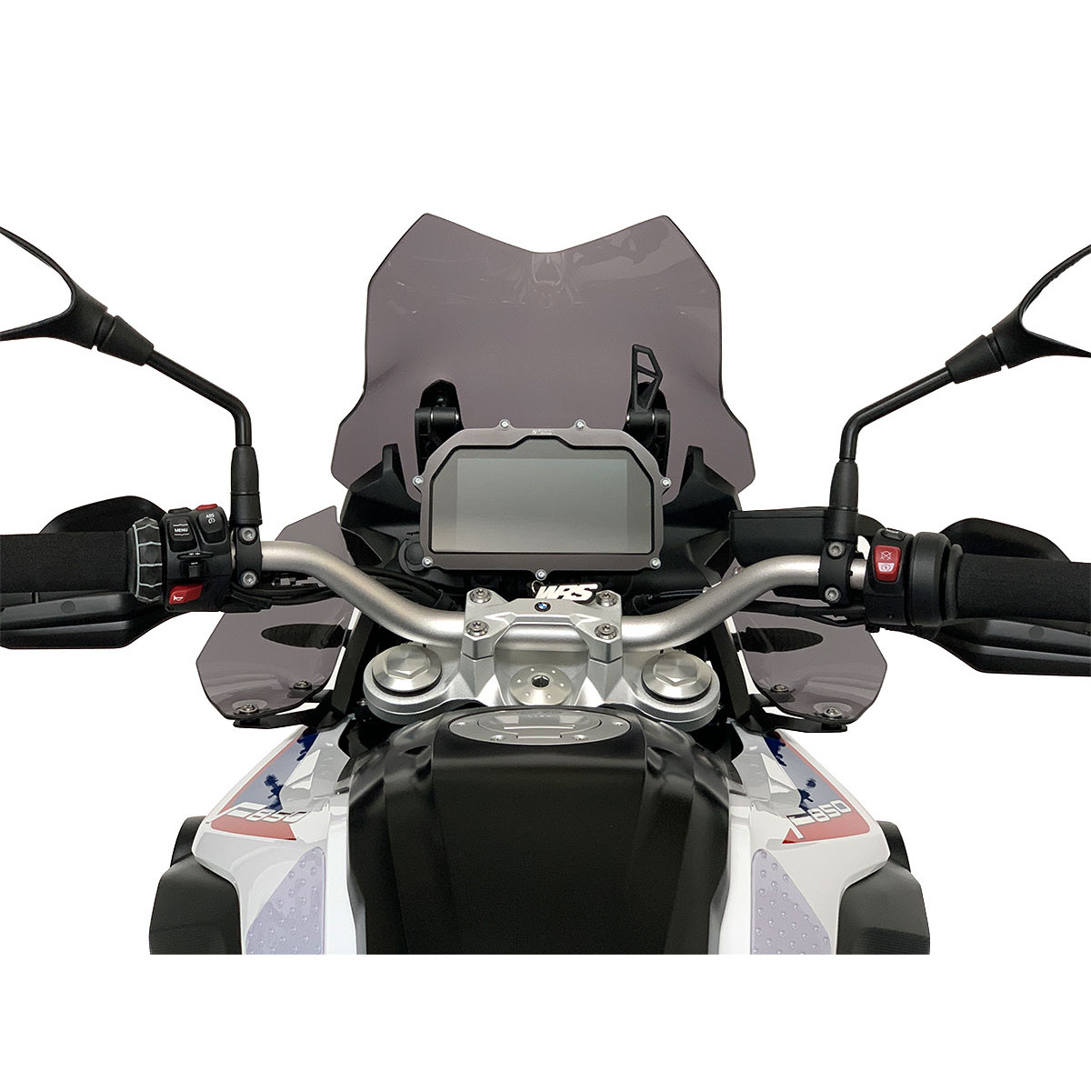 Deflektory motocyklu WRS pro BMW F 750/850 GS ABS 2018-2020 viz popis, barva kouřová  - pár