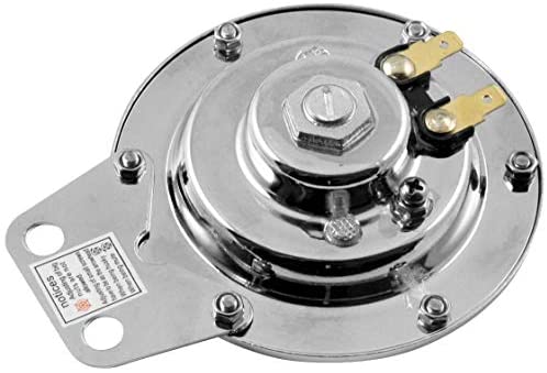 Klakson - zvonek na motocykl CHRIS PRODUCTS HORN 12V 2-TERMINAL 4" velikost 102 mm (4"), 12V  3A, hladina hlučnosti db rating 90-115 