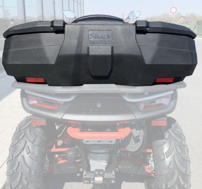 Uzamykatelný zadní box na čtyřkolku SHARK Accessories ATV CARGO BOX AX92 černý