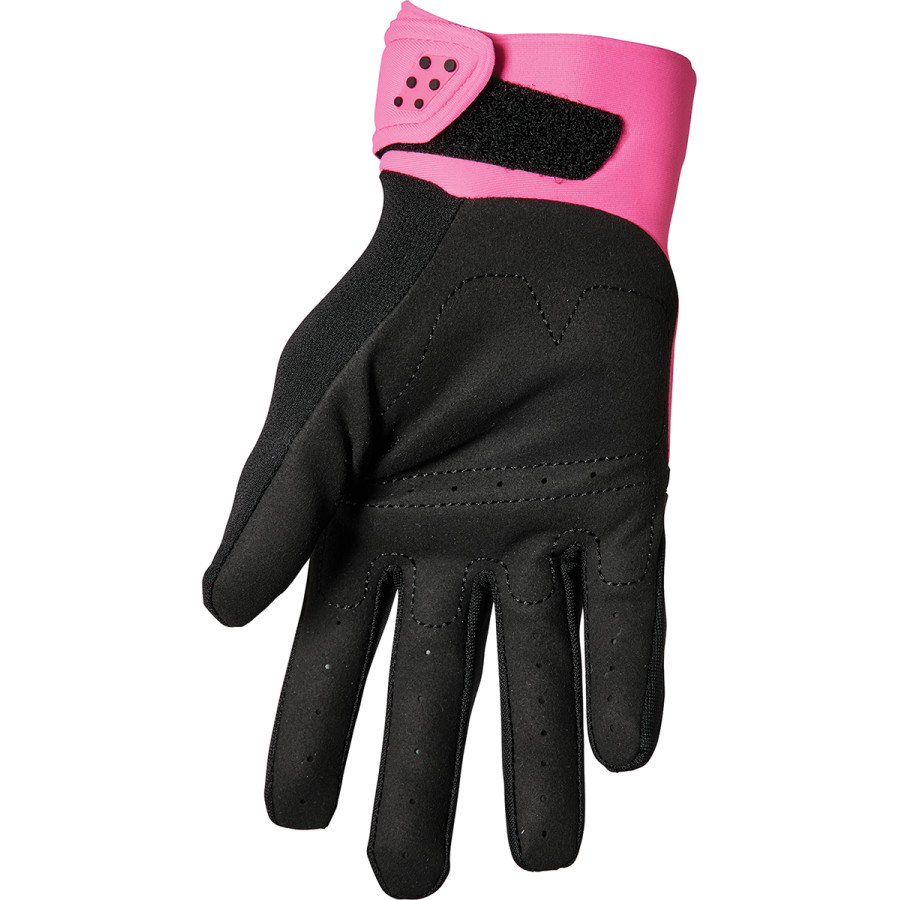 Dámské motokrosové rukavice THOR SPECTRUM FLO PINK/BLACK