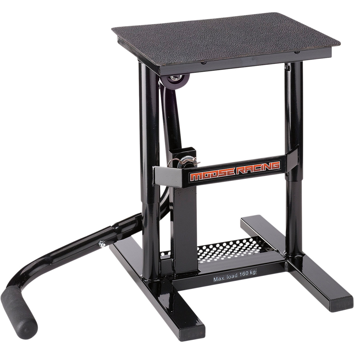 MX stojan pod moto MOOSE RACING STAND STEEL LIFT černý nosnost 158 kg (350 lb), maximální výška 40 cm