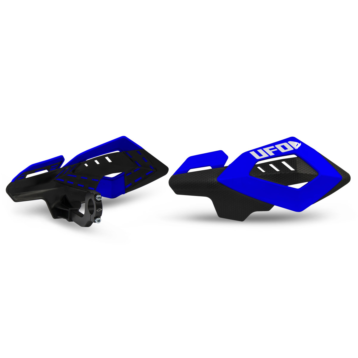 Kryty páček motocyklu UFO ARCHES HANDGUARDS barva modrá - pár
