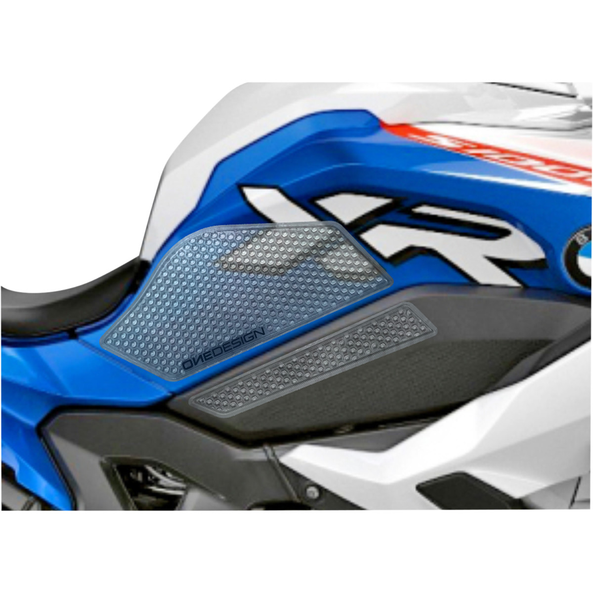 Samolepka - tank pad - tank grips ONEDESIGN pro BMW S 1000 XR 2020-2021 barva čirá