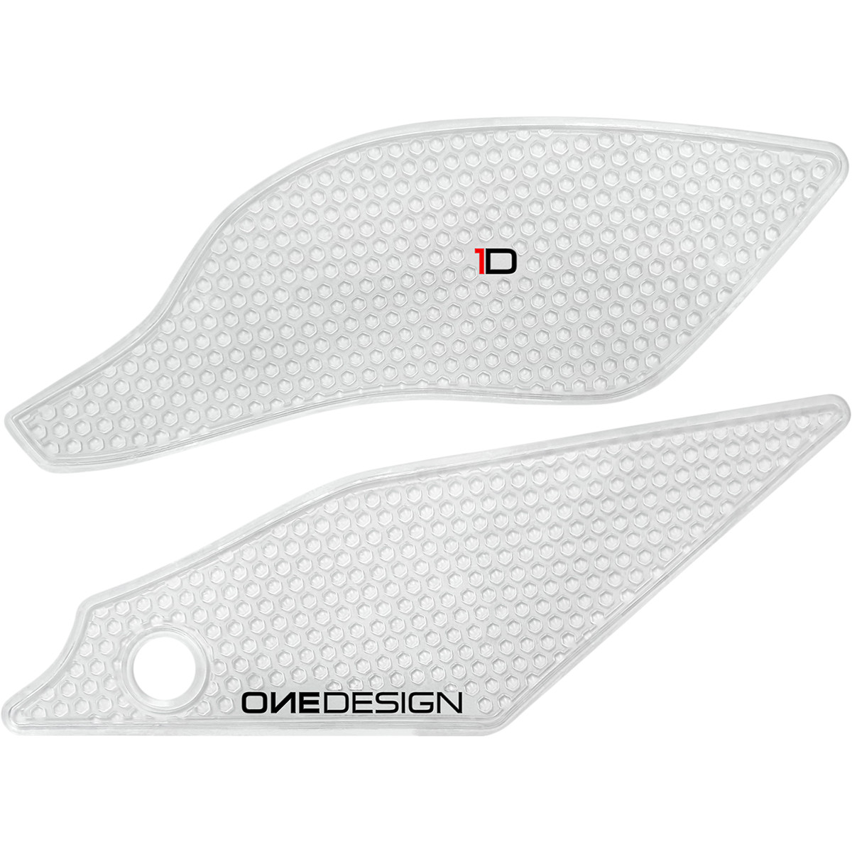 Samolepka - tank pad - tank grips ONEDESIGN pro YAMAHA R1 2020-2021 barva čirá