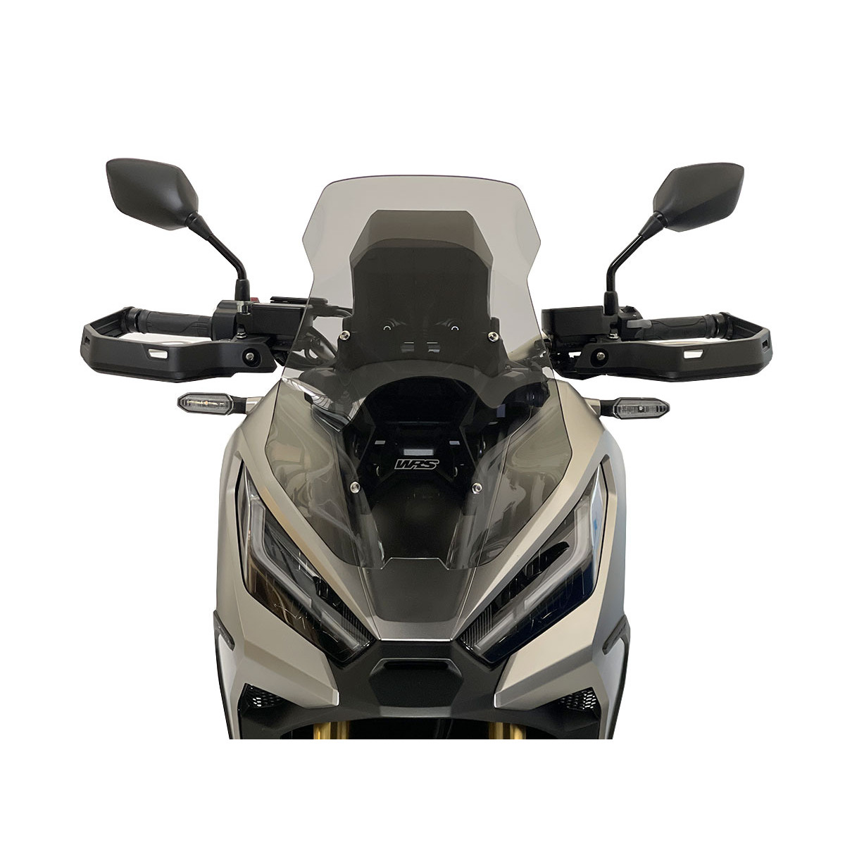 Plexi motocyklu WRS pro HONDA X-ADV 750 ABS DCT 2021, barva kouřová, výška 56 cm, verze standart