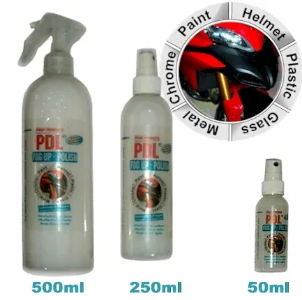 a Rychlý čistič a leštící prostředek ve formě tenkovrstvé technologie PROFI PRODUCTS PDL FOG UP POLISH 50 ML rozprašovač