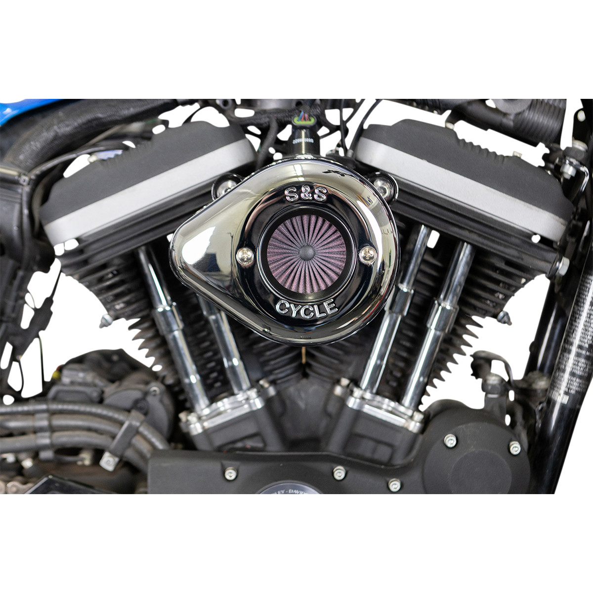 Kit sání S&S CYCLE STEALTH AIR STINGER KIT pro HARLEY DAVIDSON XL rok 2007-2021 viz popis, chrom 