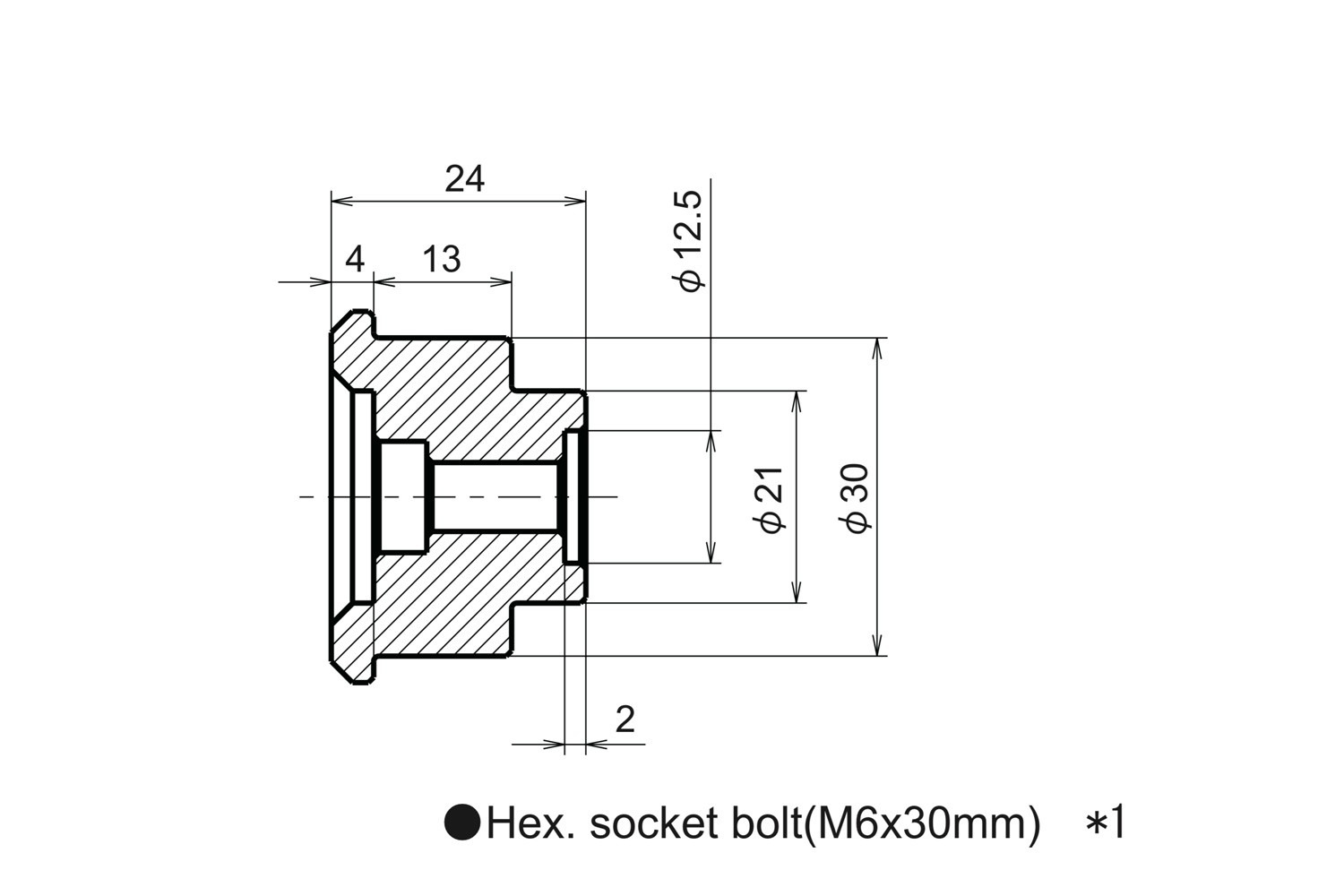 Adaptéry zpětného zrcátka do konců řidítek (2 KS) pro motocykl YAMAHA 2 - DAYTONA M6X30MM