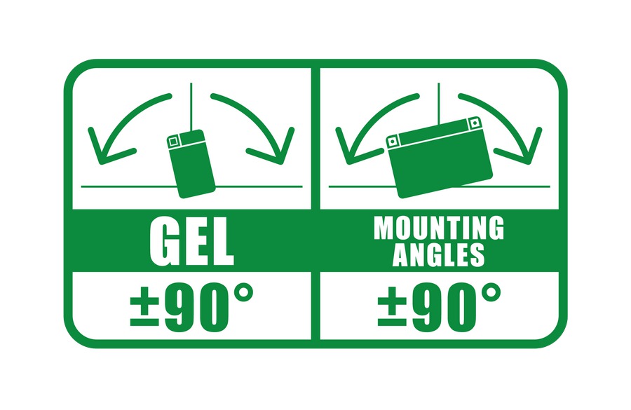 Gelová baterie A-TECH YTX5L-BS/YTZ6S GEL, 12V, 4Ah, 80A, bezúdržbová GEL technologie, rozměr 113x70x105