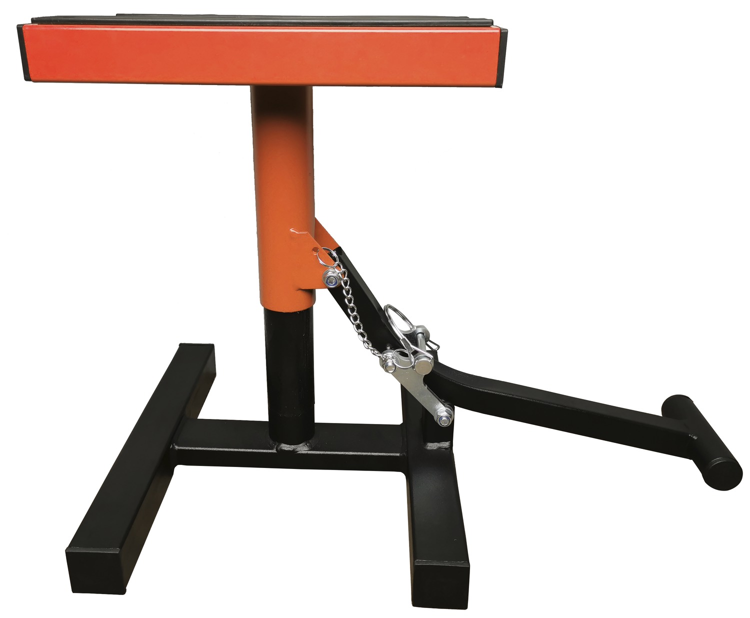 a Motokrosový stojan QTECH MX černá/oranžová max. výška: 40 cm, nosnost 150 kg