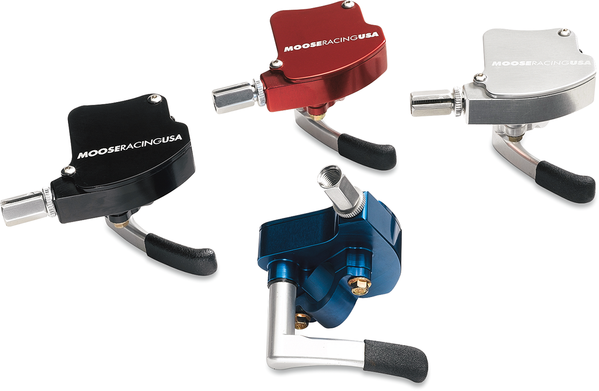 Ovládání plynu palcem pro ATV a Quad MOOSE RACING ATV THUMB THROTTLE modrá