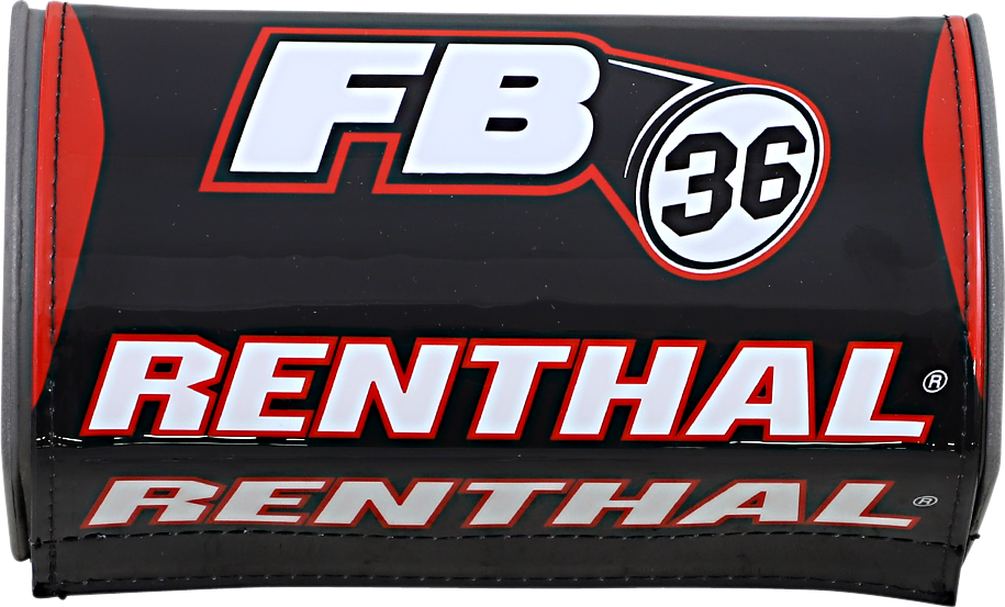 Kryt na bezhrazdové řidítka RENTHAL FATBAR 36 PAD černá/bílá/červená 