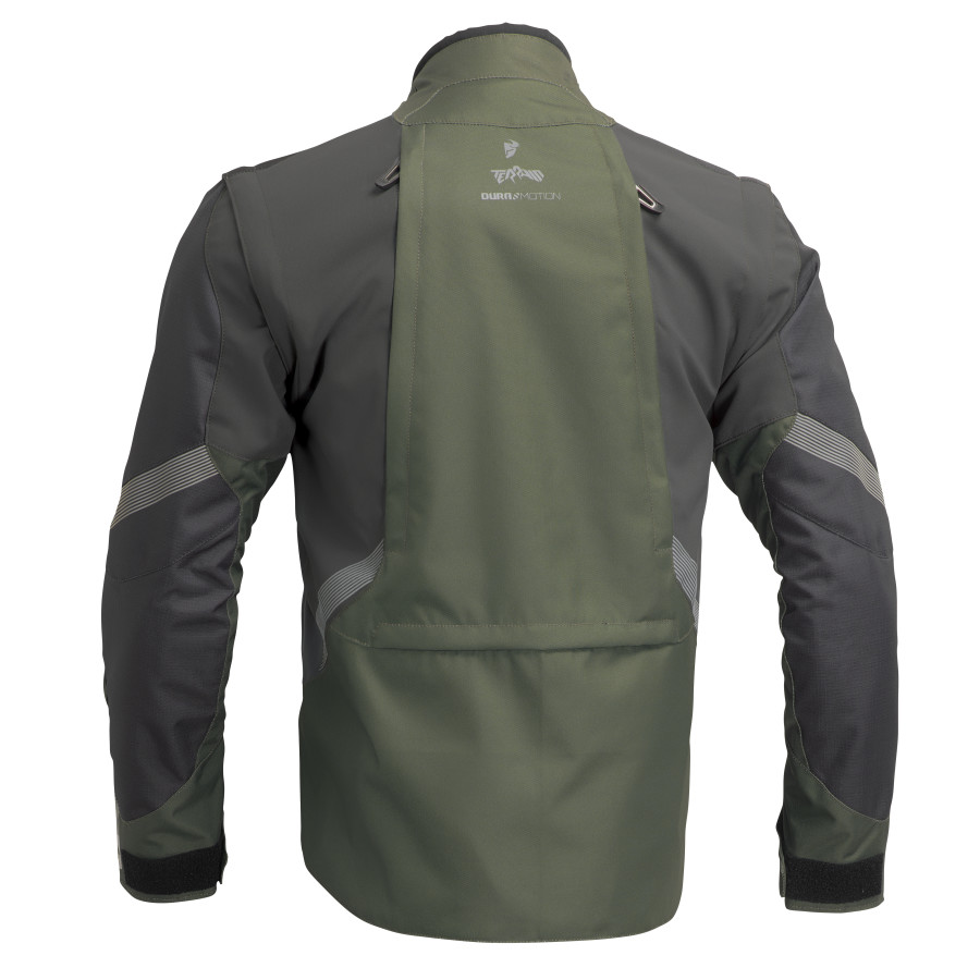 Motokrosová - enduro bunda/vesta THOR TERRAIN ARMY ZELENÁ 