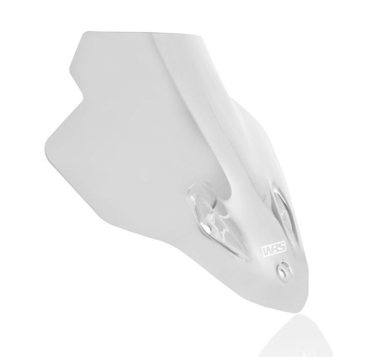 Plexi motocyklu WRS pro BMW S 1000 R 2014-2020 verze touring, barva čirá, výška 35 cm 