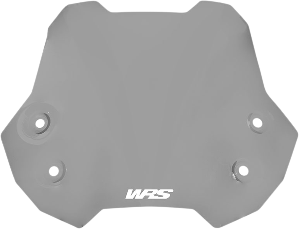 Plexi motocyklu WRS pro SUZUKI V-STROM 650 2017-2020, verze SPORT, výška 28 cm, barva kouřová