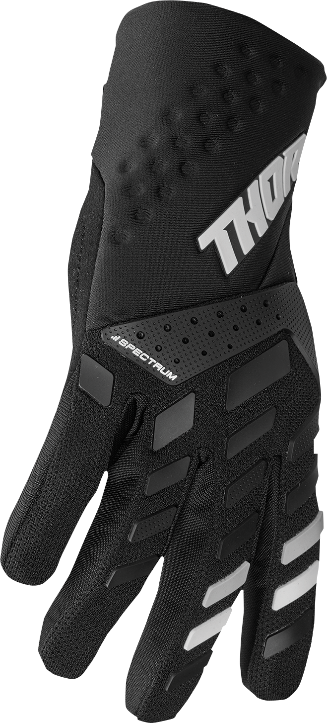 Dámské motokrosové rukavice THOR SPECTRUM černá/bílá