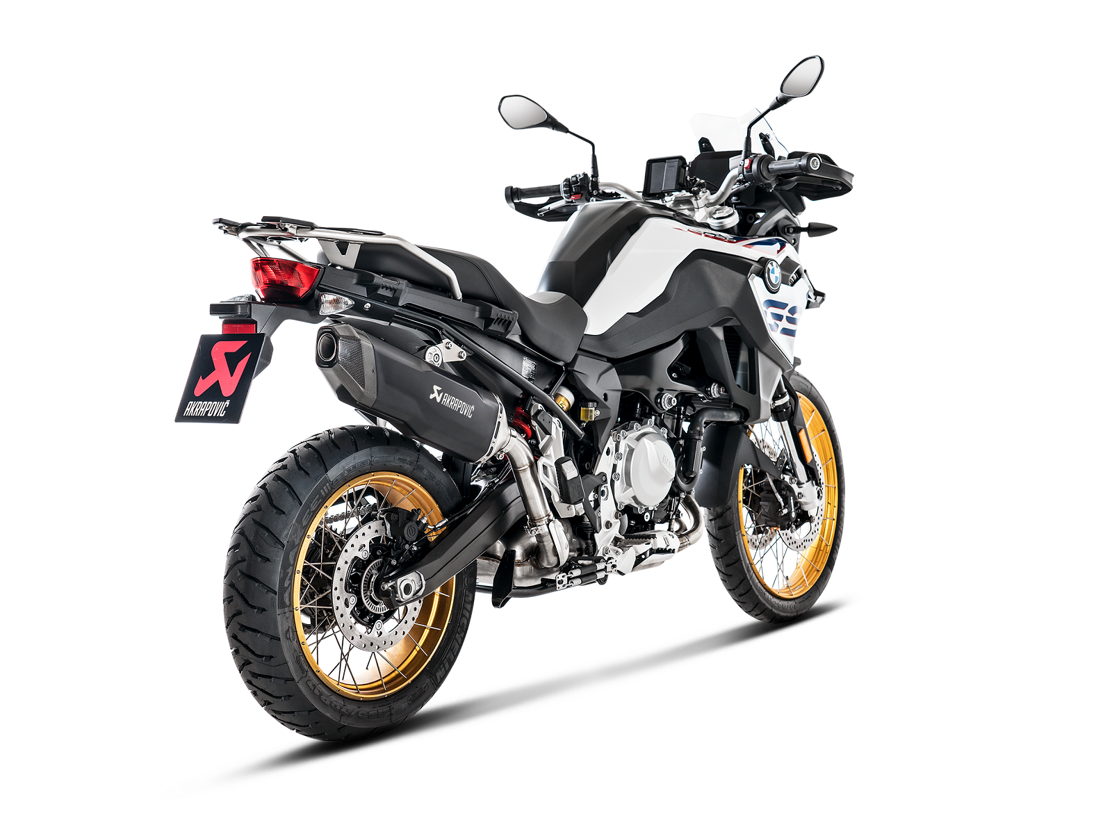 Koncovka výfuku motocyklu AKRAPOVIČ SLIP-ON SERIES MUFFLERS pro BMW F 750 GS / F 850 GS / ADVENTURE rok 2018-2021  