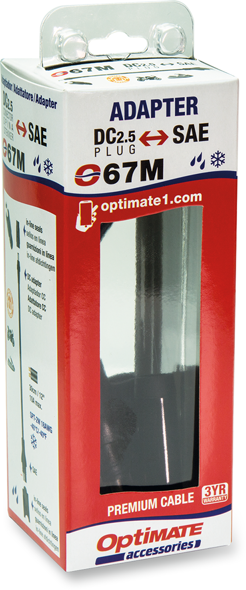 Adaptér na nabíjecí kabel TECMATE OPTIMATE CORD ADAPTER typ O67