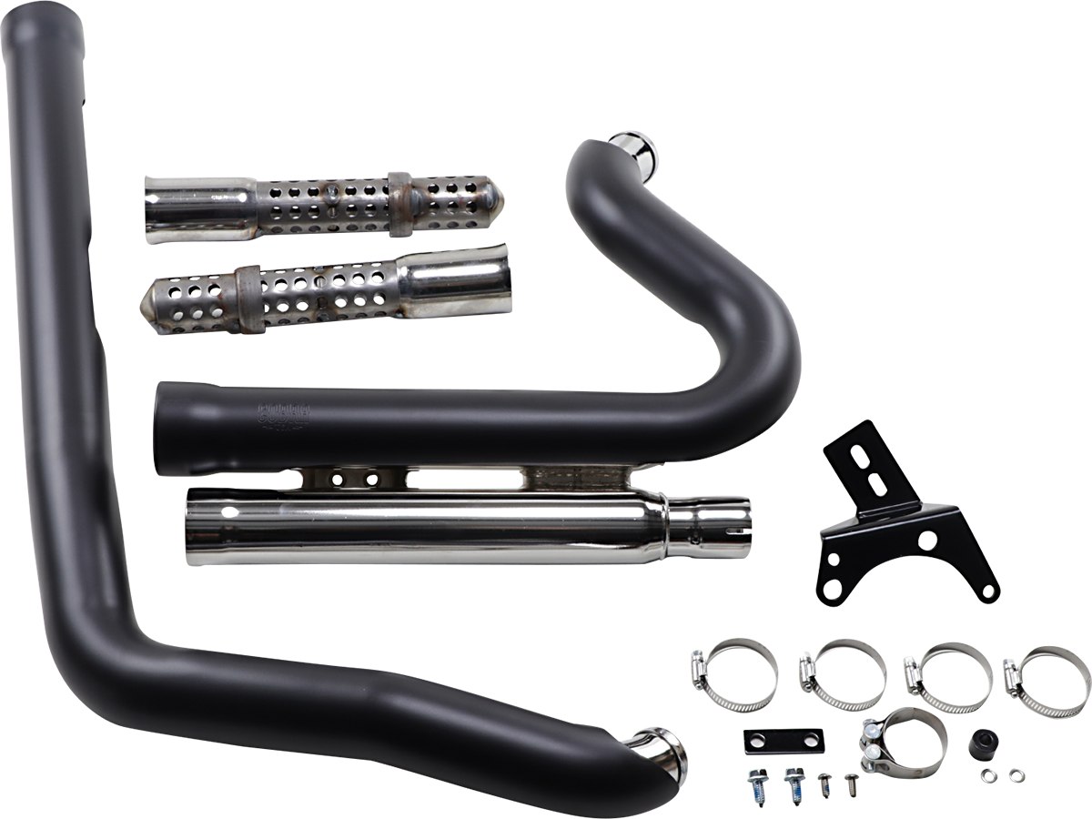 Kompletní výfuk Cobra 909 2-into-2 pro Harley Davidson FXDWG rok 2006-2011 barva černá