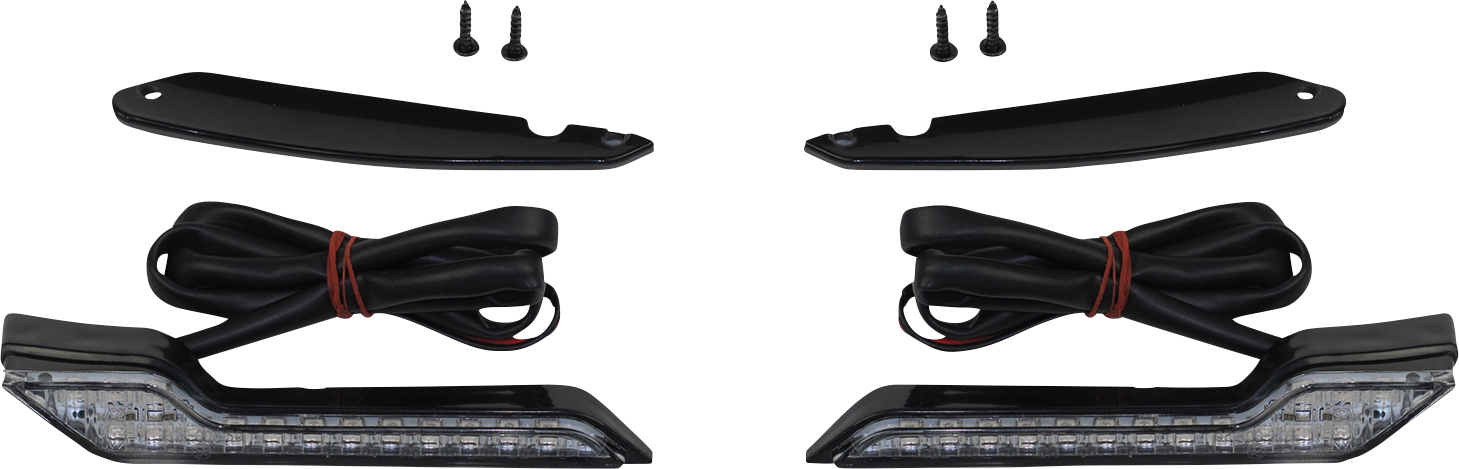 Sada LED obrysových světel pro kryty páček BARKBUSTERS HANDGUARDS LED WHITE LIGHT - pár  