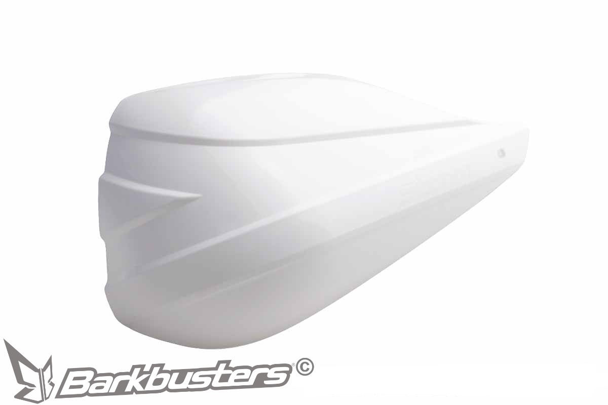 Sada motocyklových krytů páček bez výztuhy BARKBUSTERS HANDGUARD STROM REPLACEMENT barva bílá, pár