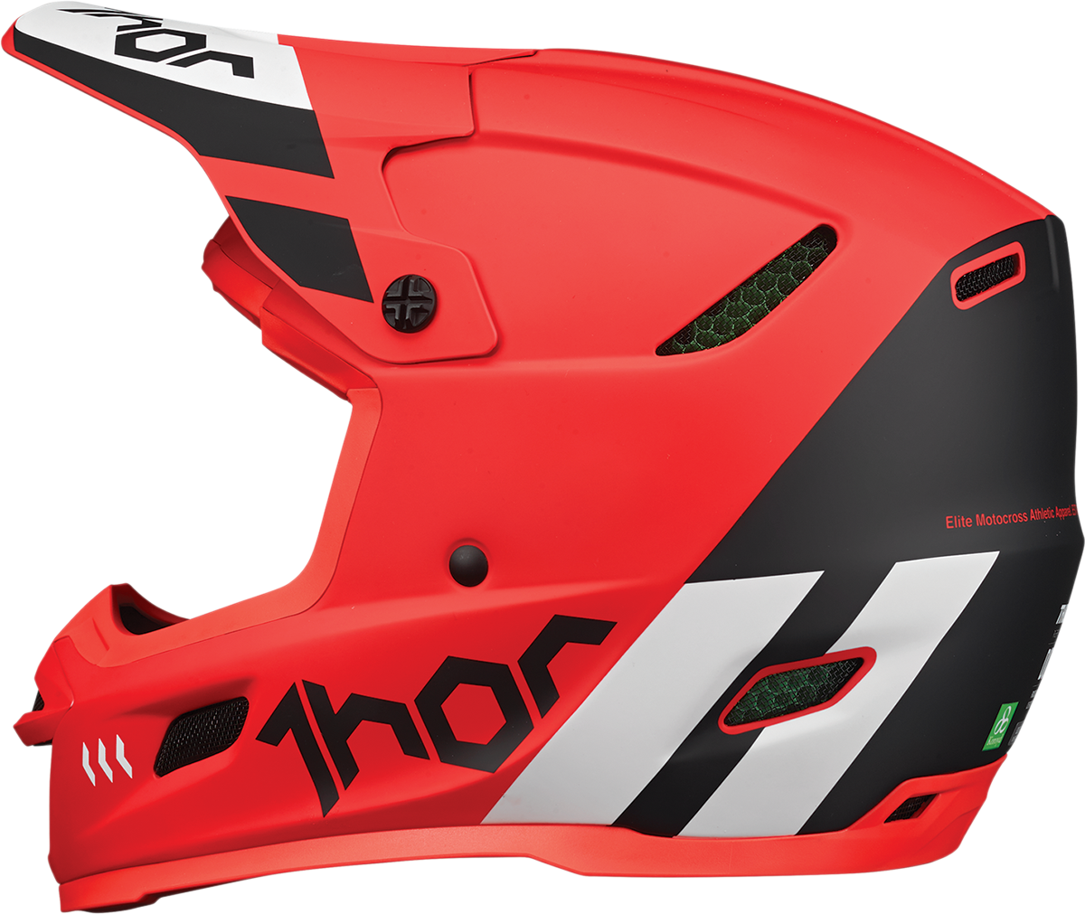 a Motokrosová přilba THOR REFLEX CUBE červená/bílá/černá velikost M 57-58 CM