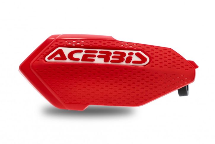 Chrániče páček - kryty páček ACERBIS X-ELITE MINICROSS/MTB/E-BIKE barva červená/bílá, pár