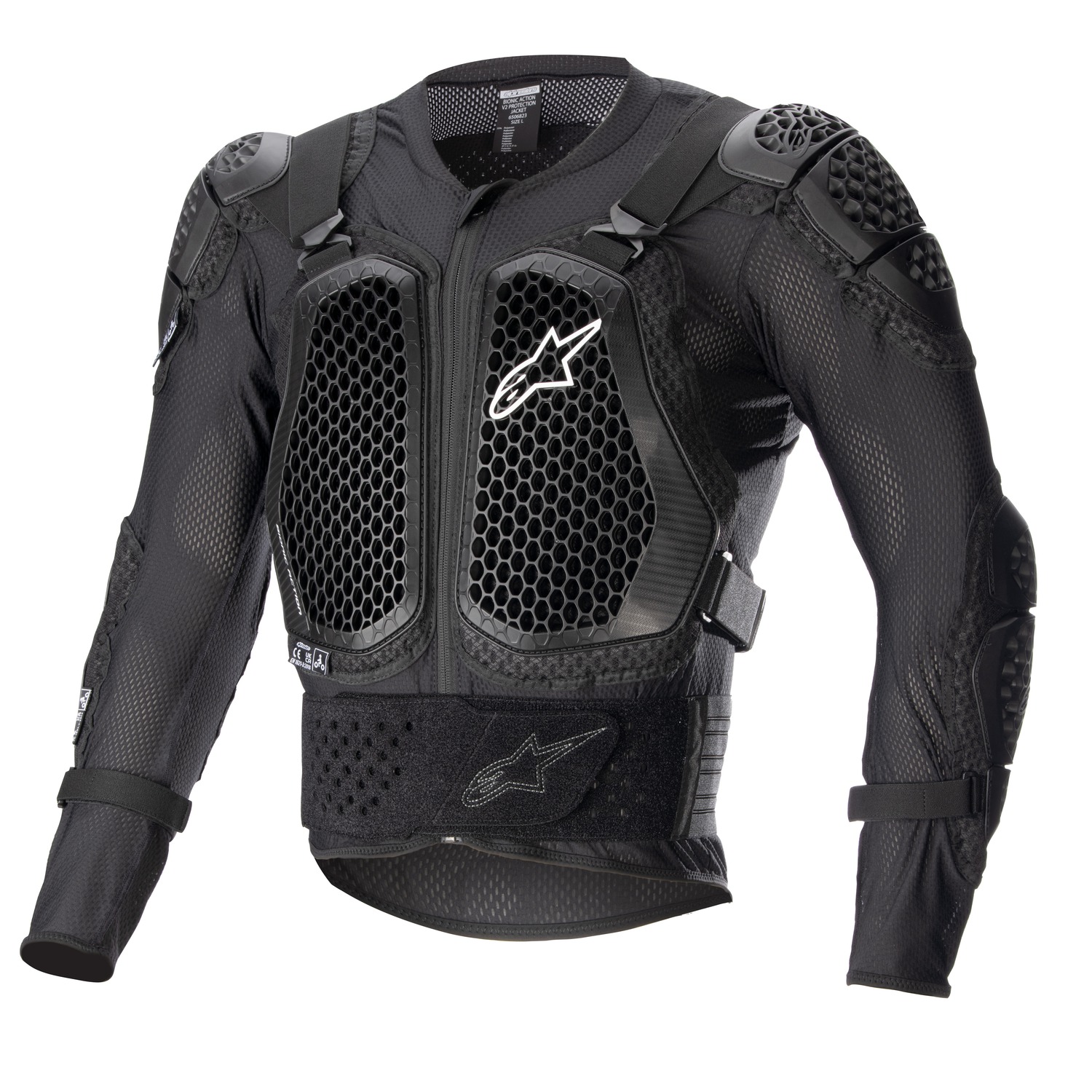 Tělový chránič/chráničová košile /chránič hrudníku, zad, ramen a loktů  ALPINESTARS BIONIC ACTION V2 PROTECTOR JACKET 6506823-10 barva černá