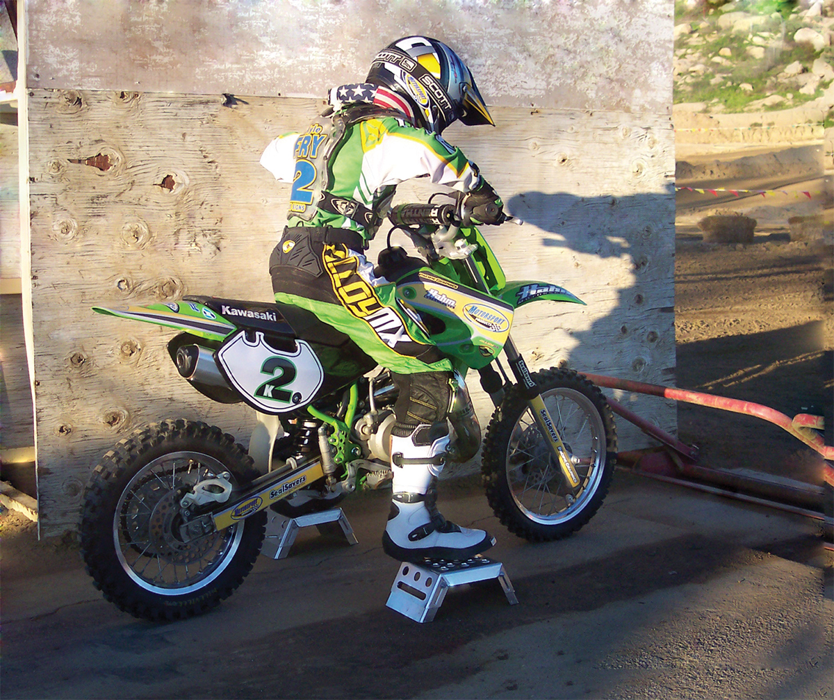 Startovací bloky / podnožky pod nohy pro motokros MOTORSPORT PRODUCTS MINI MOTO STARTING BLOCKS