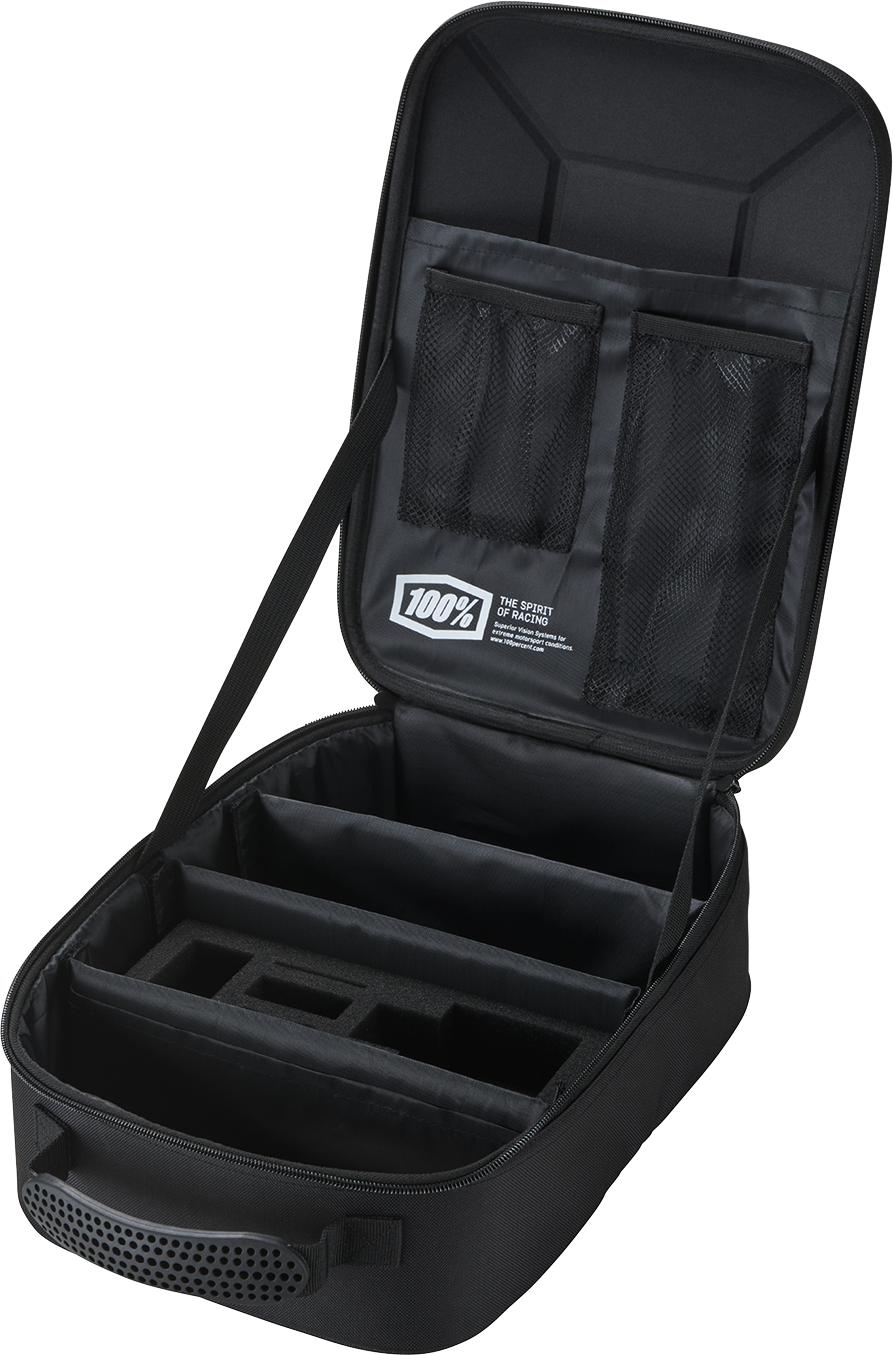 Taška na přepravu motokrosových brýlí a doplňků 100% VALISE GOGGLE CASE BLACK