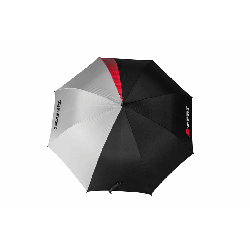 Velký skládací deštník UMBRELLA AKRAPOVIC černá/červená/bílá