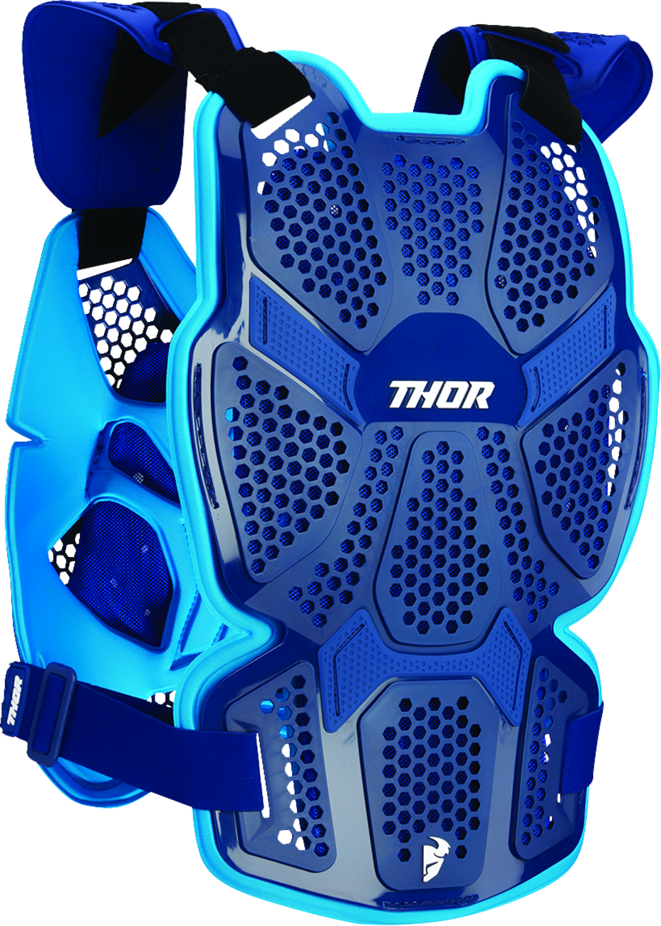 Lehký hrudní / zádový chránič THOR SENTINEL PRO CHEST PROTECTOR  barva navy modrá, velikost XS/S
