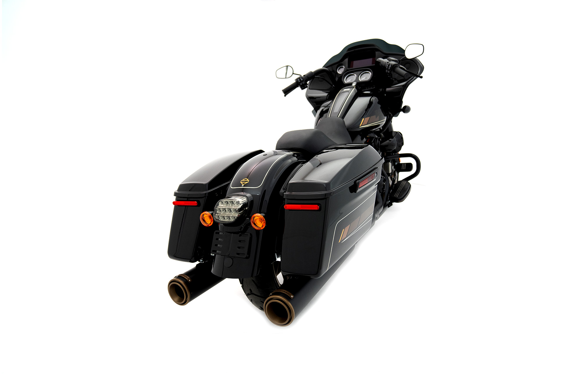 Koncovky výfuku RINEHART RACING 4.5" HP45 XL SLIP-ON MUFFLER 500-1111 pro HARLEY DAVIDSON TOURING M8 rok 2017-2023 viz popis