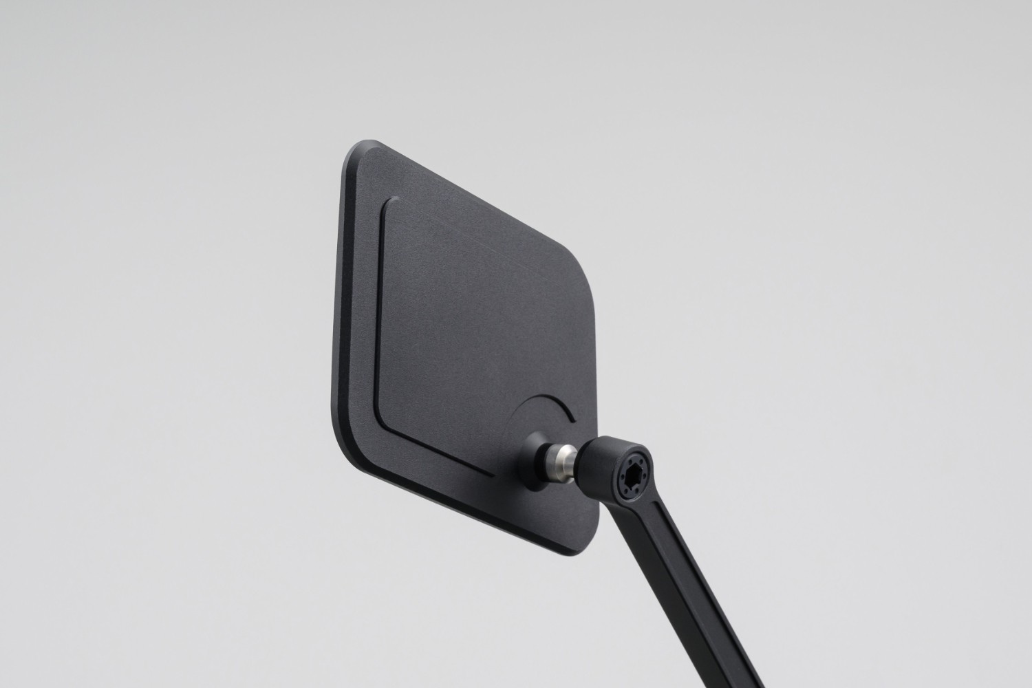 Zpětné zrcátko motocyklu DAYTONA D-MIRROR-21 FLAT-SQUARE 80994 , barva černá, 1 kus, pozice pravá strana