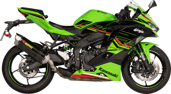 Koncovka výfuku motocyklu AKRAPOVIČ SLIP-ON SERIES MUFFLERS pro Kawasaki ZX-4R 2023-2024