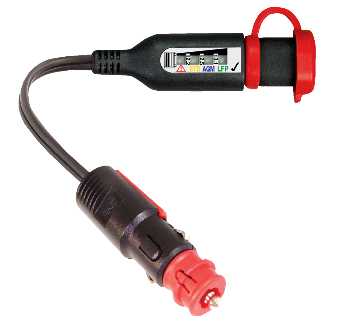 Adaptér TECMATE OPTIMATE MONITOR O-126 / VOLT TESTER 4LED AUTO/DIN