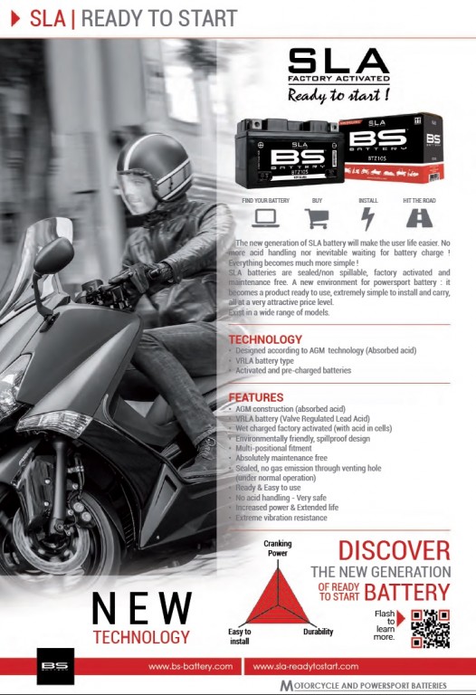 Motocyklová baterie BS-BATTERY BTX20CH (FA) (YTX20CH (FA)) SLA