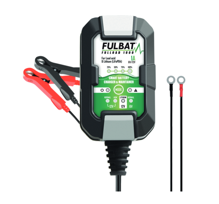 Chytrá nabíječka baterií FULBAT FULLOAD 1000 6/12V 1A (vhodné také pro lithiové baterie)