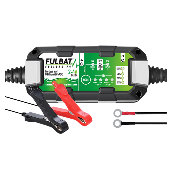 Chytrá nabíječka baterií FULBAT FULBAT FULLOAD F4 2A (vhodné také pro lithiové baterie)