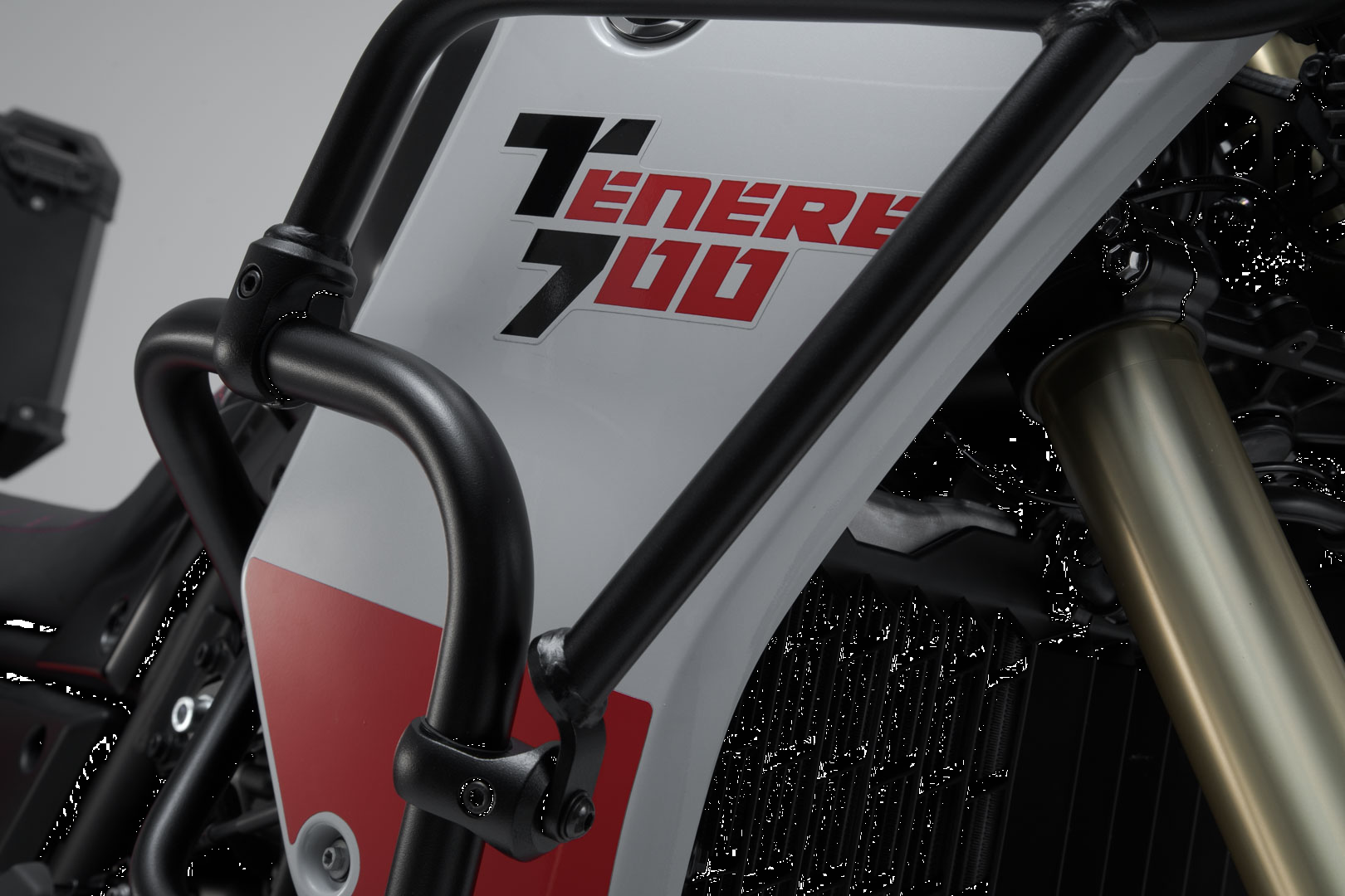 Horní padací rám motocyklu SW-MOTECH CRASH BAR pro YAMAHA XTZ 690 rok 2019-2022 VIZ POPIS barva černá