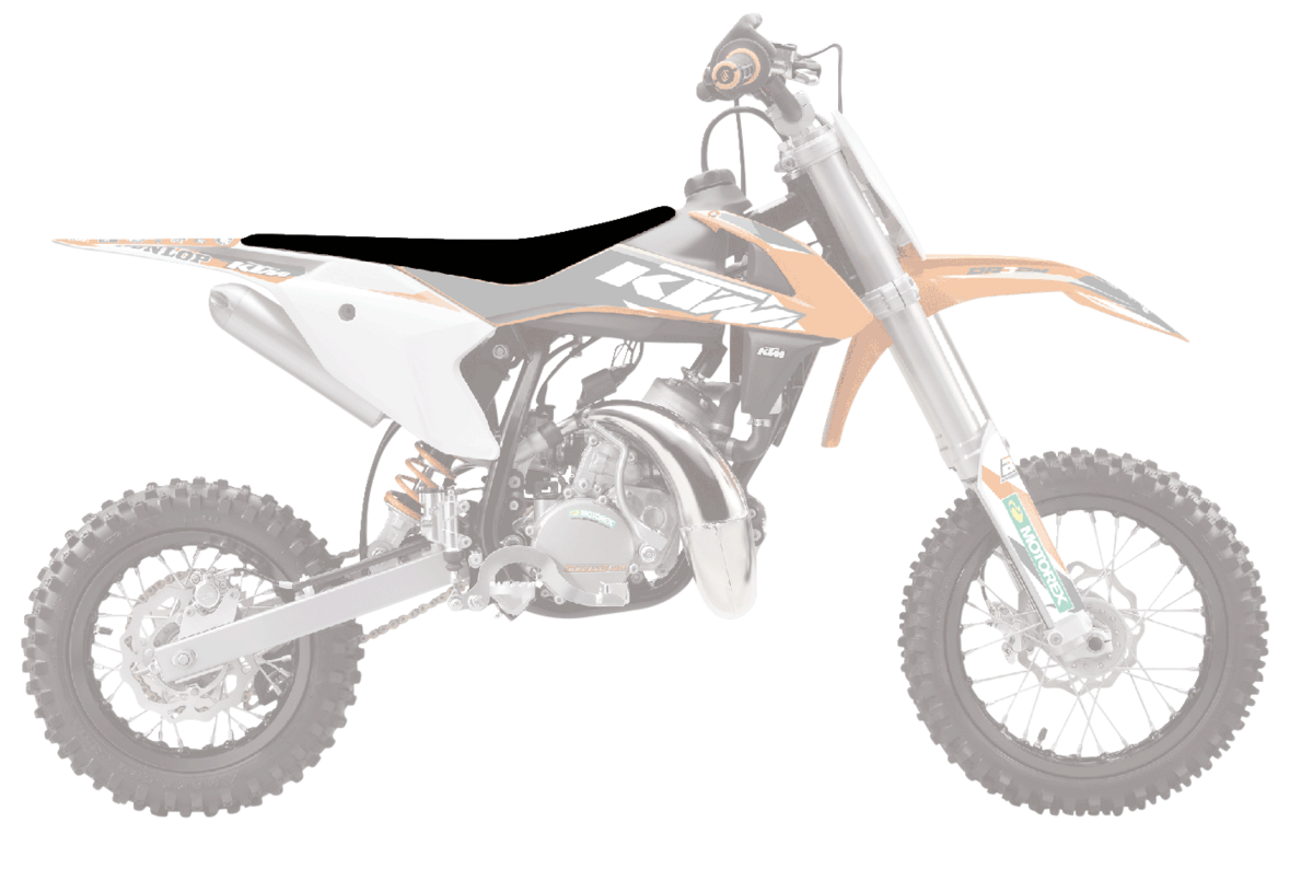Potah sedla BLACKBIRD PYRAMID SEAT COVER pro KTM SX 50 rok 2016-2019  černý