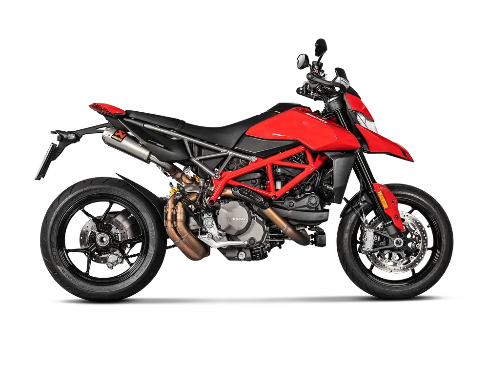 Koncovky výfuku motocyklu AKRAPOVIČ SLIP-ON LINE MUFFLERS pro DUCATI HYPERMOTARD 950/950 SP rok 2019-2024
