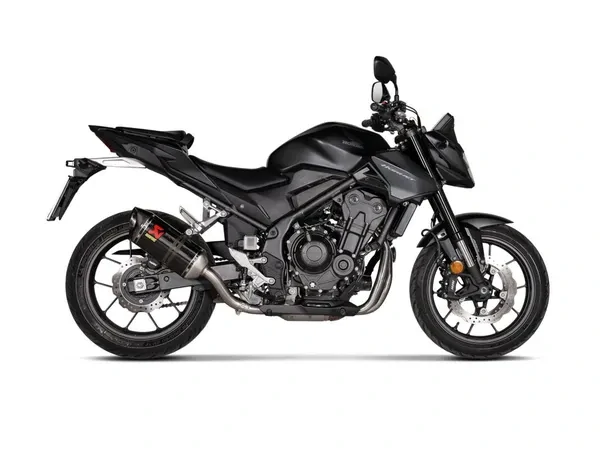 Koncovka výfuku motocyklu AKRAPOVIČ SLIP-ON SERIES MUFFLERS pro HONDA CBR 400 / 500 F rok 2021-2025, homologovaná