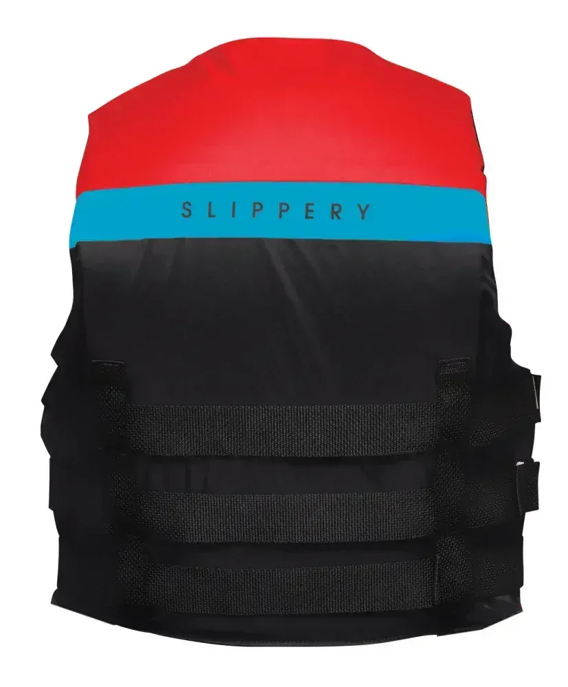 Pánská vesta pro vodní sporty SLIPPERY HYDRO VEST černá/červená/modrá velikost XS