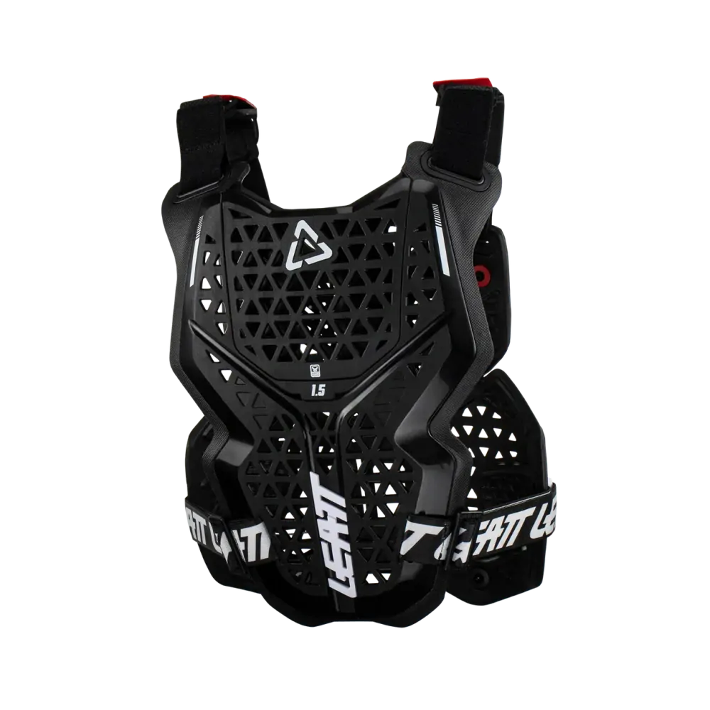 a Motokrosový hrudní/zádový chránič LEATT 1.5 CHEST PROTECTOR černý 