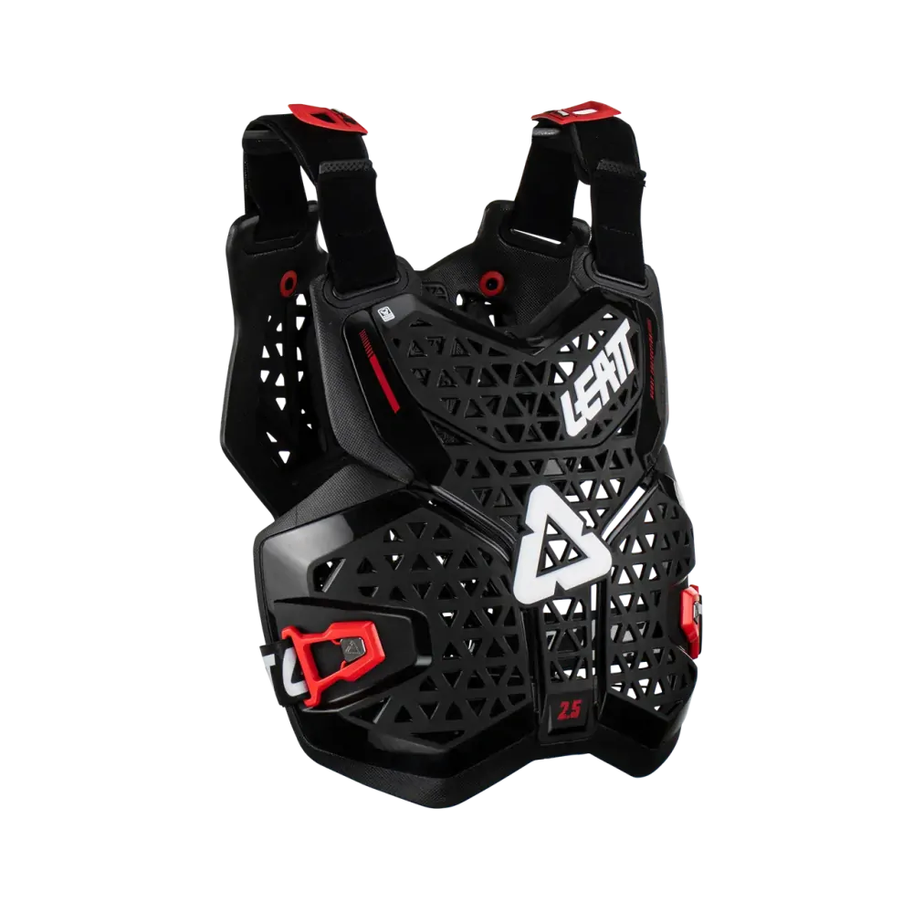 a Motokrosový hrudní/zádový chránič LEATT 2.5 CHEST PROTECTOR černý 