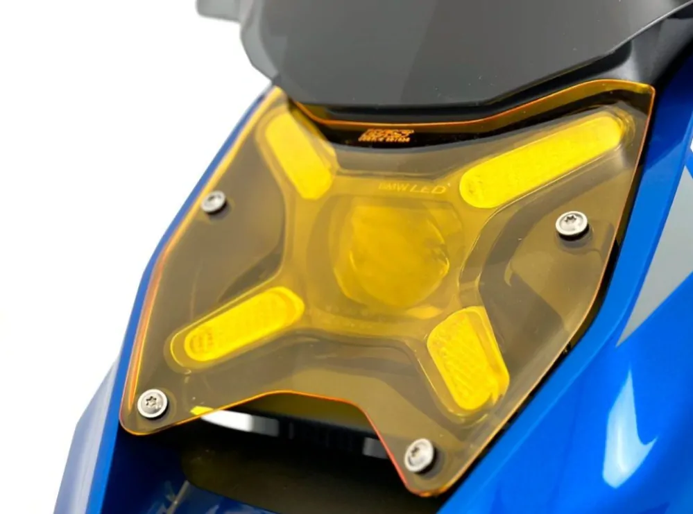 Ochranné plexi světlometu motocyklu WRS WRS HEADLIGHT PROTECTION pro BMW R 1300 GS rok 2024, barva žlutá